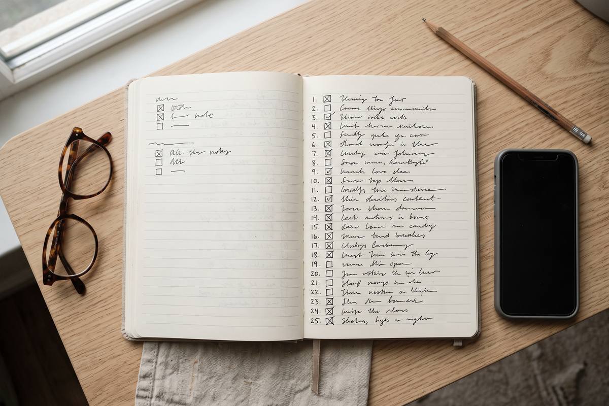 The best footage comes from a list, not a feeling